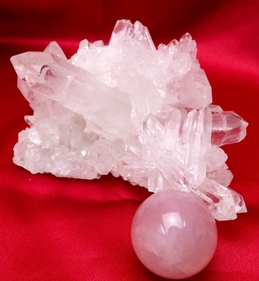 crystalfactory | 乐天海外销售: 巴西产最高质量水晶原矿石串中型大小(完全天然约12.5cm的的石头)